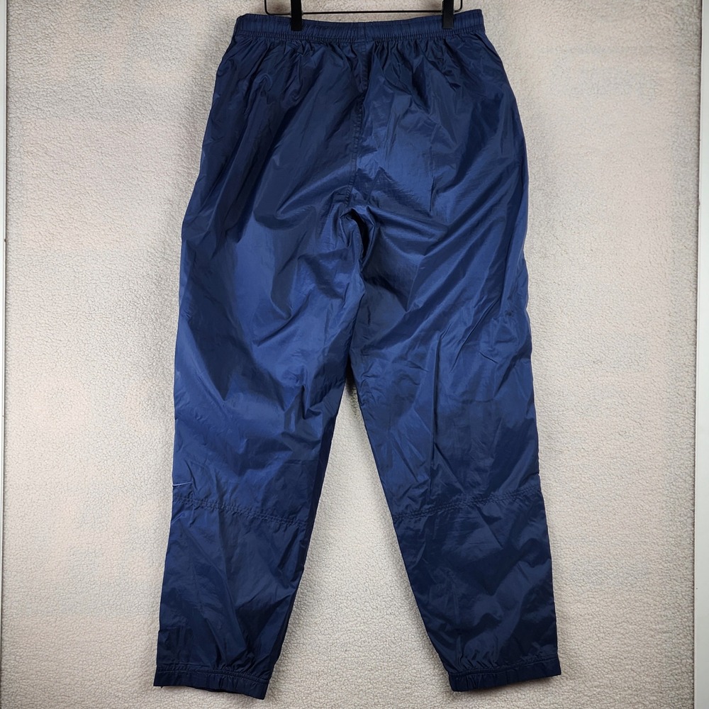Nike Vintage Track Pants Mens XL Navy Blue Windbreaker Sportswear Retro - Picture 5 of 11
